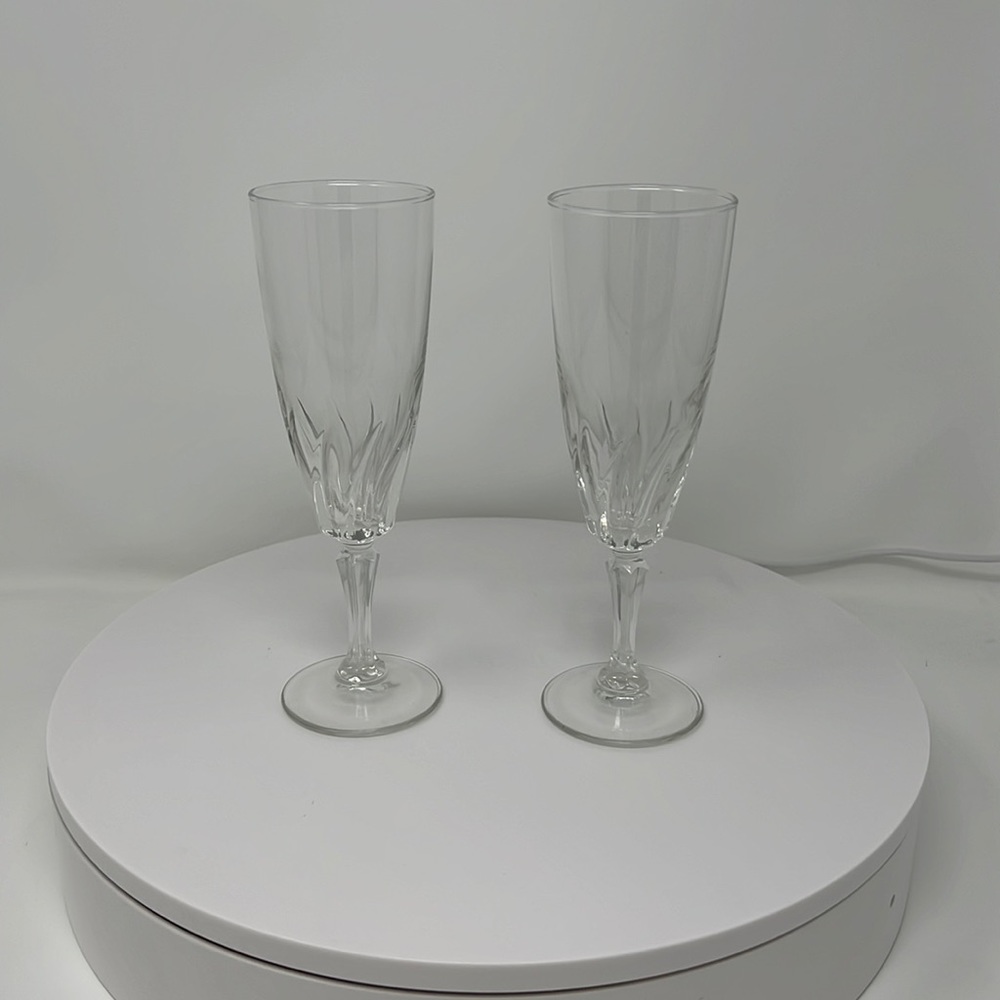 Vintage Crystal Champagne Flutes/Goblet(s)